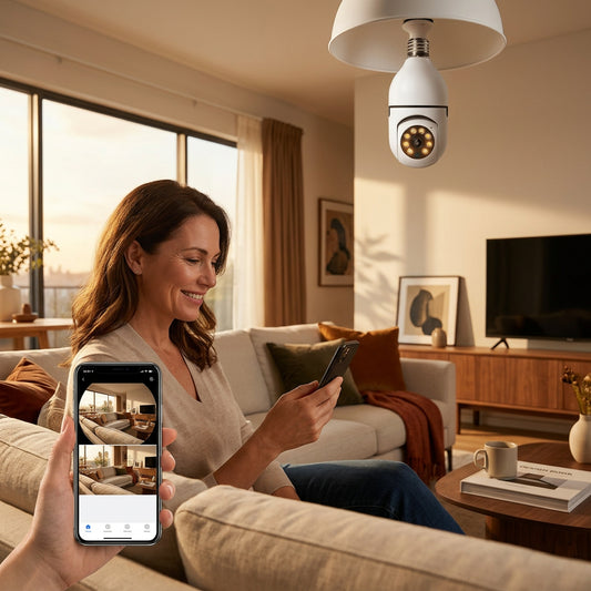 FocoCam Vigilancia 360 Inteligente WiFi